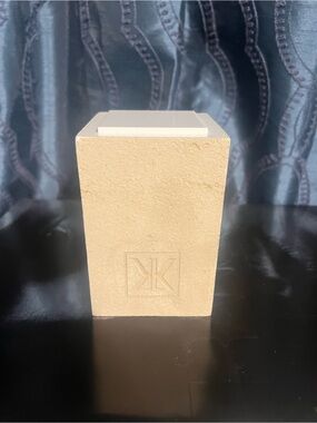 MFK Sandstone Cream Decorative Candle/fragrance Holder